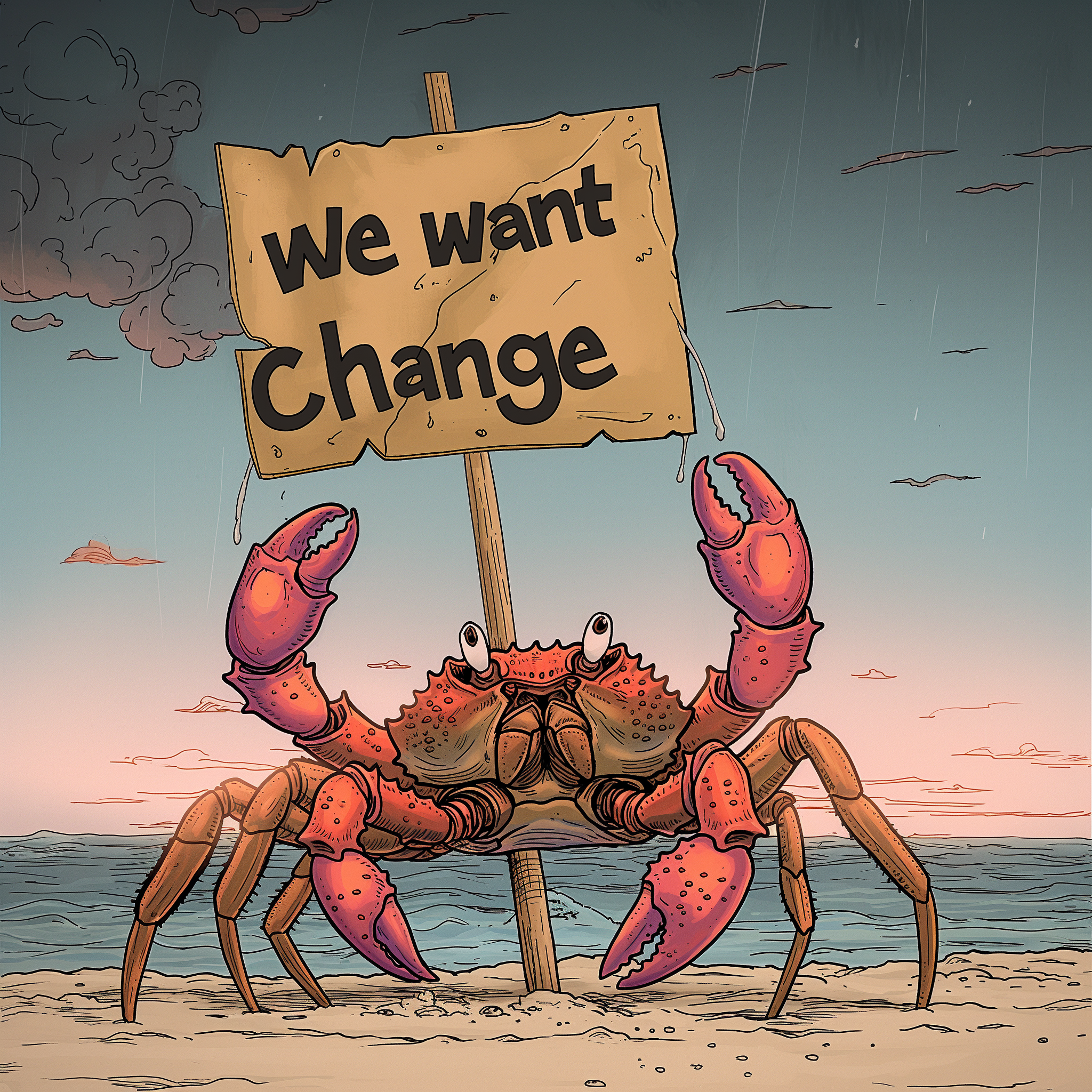 Crab we want change Rust